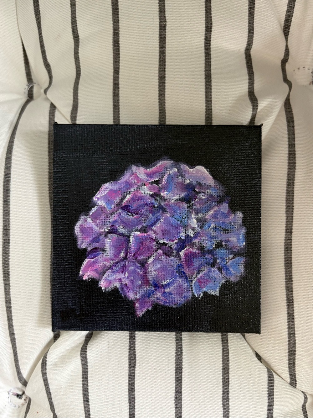 Mini Acrylic Hand Painted Hydrangea
